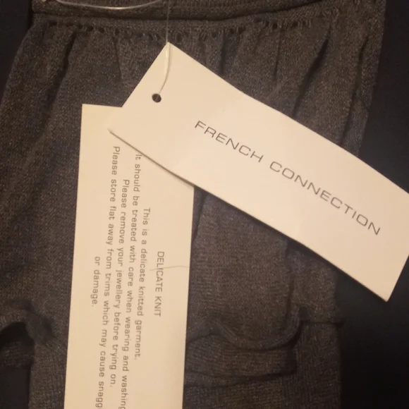 French Connection grey top NWT - Picture 4 of 4